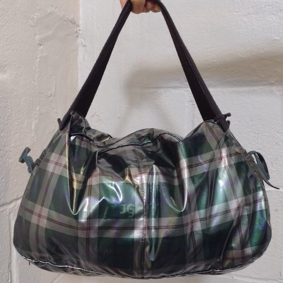 Jack Gomme Light Handbag - Green Check - Picture 8 of 15